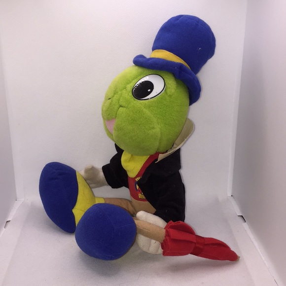 Jiminy Cricket Plush Stuffed Toy 14” Disney Pinocchio - Picture 4 of 9